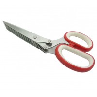 kitchen herb scissors with PP & TPR handle